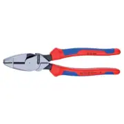 9 In. High Leverage New England Style Linemans Pliers with Comfort Grip Handle
