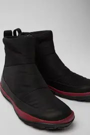 Peu Pista GORE-TEX Black recycled PET and leather boots for women
