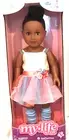 My Life As Poseable Ballerina 18” Doll, Dark Brunette Hair, Brown Eyes