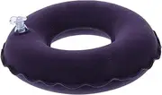 Decubitus Gasket Donut Seat Bedside Commode Cushion Butt Pillows for Sitting Tailbone BBL Bed Cushion for Pressure Sores Chair Donut Bed Sores Blue PVC Flocking
