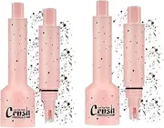 2PCS Faux Freckle Stamp Pen, Natural Lifelike Fake Freckle Makeup Pen, Waterproof Sweatproof Face F-reckle Stamps P-ens, Long Lasting Quick Dry Temporary Facial Spots S-tamps Make-up for Men Women
