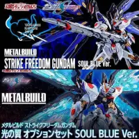 在飛比找露天拍賣優惠-全新現貨 METAL BUILD 攻擊自由鋼彈 魂藍 + 光