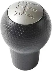 XEBRAD 5 Speed Car Shift Knob Gaitor Cover, for Jazz, 2009-2015 Manual Gear Lever Boot Case Collar Auto Transmission Shift Knob(Black Gear knob only)