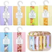 Wardrobe Fresheners Drawer Fresheners, 6 Sachets With Hanging Sachets, Aromatherapy Sachets with Natural Scents for Closets and Drawers, Perfect for Homes, Cars, and Offices
