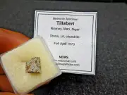 0.680 gram - TILLABERI (L6 CHONDRITE) METEORITE - 1970 witnessed fall NIGER