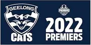 Geelong Cats AFL Footy 2022 Premiers Pole Flag EA 90 x 180cm