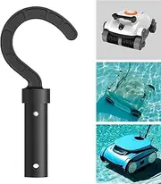 Proxima Direct 2 Pack Pool Hook for Poles Hook for All Robotic Pool Cleaner Accessories Attaches to Telescopic Poles for Pool Vacuum Robot Including Cordless,Above Ground and Underwater (Black)