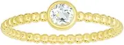 14ct Yellow Gold Polished Popcorn Size N 1/2 Ring