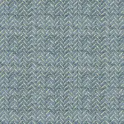 Brunschwig Small Scale Herringbone Chenille Fabric MOTTARET CHENILLE BLUE 1.5 yd