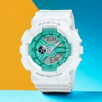 在飛比找PChome24h購物優惠-CASIO 卡西歐 Baby-G 金屬色雙顯手錶(BA-11