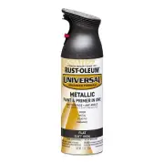 RUST-OLEUM Universal Paint & Primer Spray Paint 340g Aerosol Flat Metallic Soft