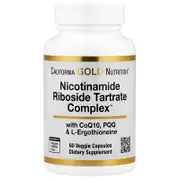 California Gold Nutrition, Nicotinamide Riboside Tartrate (NRT) Complex, 60 Veggie Capsules