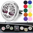 Stainless Steel Tree of Life Car Air Fresheners Perfume Essential Oils Diffusers