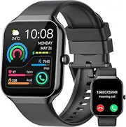 Smart Watch for Men Women Answer/Make Calls, 1.96" Fitness Watch with Step Counter Heart Rate Sleep Monitor, 2025 NEW Fitness Activity Tracker 113+ Sports IP68 Waterproof, Smartwatches for Android IOS