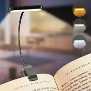 TOP QUALITY Mini Clip-On LED LAMP USB Rechargeable 3-Mode READING LIGHT