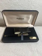 Aurora Ball Point Pen With Box And Case With Box & Papers