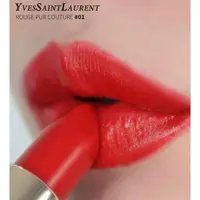 在飛比找蝦皮購物優惠-Ysl 01 Le Rouge口紅青春純紅【正品】