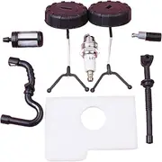 XXUMKL Fit For S-t-i-h-l MS180 MS170 018 017 MS 180 170 Chainsaw Spare Part Spark Plug Kit Air Fuel Oil Filter Line Hose Tank Cap
