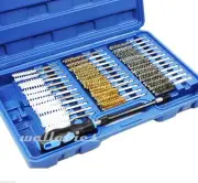 38pc Industrial Quality Wire Brush Set Extra Long Reach Clean Pipe