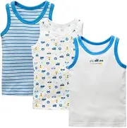 [HahaNice] Boys Vests for Kids Sleeveless Cotton Tank Top 12M-6Y