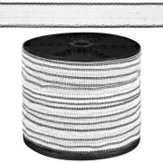 656 Ft/ 200 M Electric Fence Tape for Livestock with High Visibility Polytape...