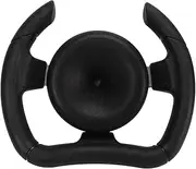 LOCADENCE 277mm Kart Steering Wheel, 35mm Screw Hole Center Distance Kart Universal Accessory with 135mm Adapter for Sport Kart Go Kart, professional replacement parts