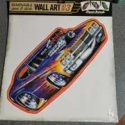 Removable wall art boys room hot rod cars decoration sticker decal set of 3 race