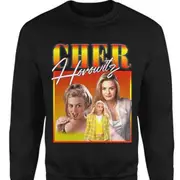 CHER HOROWITZ Homage Sweatshirt CrewneckHoodie sweatshirt