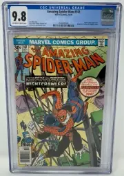 Amazing Spider-Man #161 CGC 9.0 1976 newsstand Nightcrawler app Marvel Comics