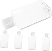 Cabilock 5Pcs Leakproof Travel Bottles Refillable Lotion Containers for Toiletries Convenient and Portable Empty Squeeze Bottles for Travel Outdoor Use and Trips