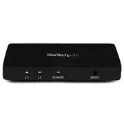 StarTech 4K HDMI 2-Port Video Splitter, 4K 1x2 HDMI Splitter with Solid Aluminum Housing @30Hz - ST122HD4K