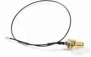 1 Pair 30cm IPEX 4 MHF4 to RP-SMA 0.81mm RF Pigtail Cable Antenna for Intel AX210 AX200 9260NGW 8260NGW 8265NGW M.2 WiFi Card Router