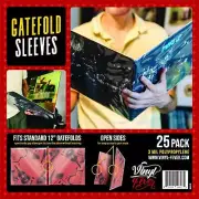 Gatefold Outer LP Sleeves For 12 Inch Vinyl Record Storage | 3 Mil Thick Poly To