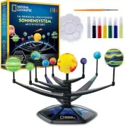 National Geographic Glow in The Dark Solar System Model Kit for Kids Build P