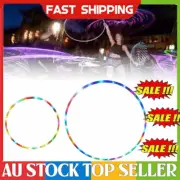 LED Light-Up Exercise Fitness Hoop Dance Lose Weight Colour Changing Detachable