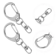 10pcs Diy Crafts Lobster Clasp Keychain Clip Heavy Duty Swivel Snap Hooks For