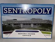 Monopoly Style Sentry Home Sentropoly Office Family Insurance Company ~ New