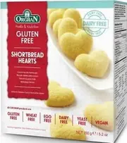 Orgran Premium Shortbread Hearts G/F 150g