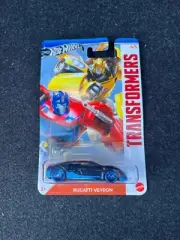 2024 Hot Wheels TRANSFORMERS Bugatti Veyron 4/5 Blue