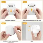 6PCS Motion Sensor LED Night Light Decoration Closet Cabinet Lamp Battery 3