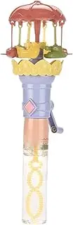 Kids Bubble Wand | Cute Carousel Glow Blower | Fun Portable Bubble Blowing Toy for Toddler Kids Teens Outdoor Backyard Garden Beach Park Yard Pool Lawn Birthday Easter Christmas