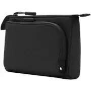 Incase Facet Carrying Case Universal - Black - Water Resistant Exterior - 300D Melange Dobby Body - 127 mm Height x 215.9 mm Width x 50.8 mm Depth