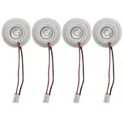 4 Pcs Humidifier Ultrasonic Tablet Components Fogger Replacement Discs Ceramics