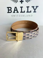 BALLY Men Belt 40Inch Two-faces