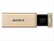 Sony USB3.0 corresponding USB Memory 128GB Gold cap Les USM128GQX N Japan NEW