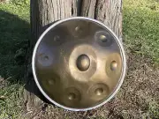 Prana Rising Handpan Instrument D Minor Kurd 9 Notes