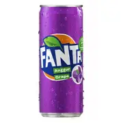 Fanta Grape Soda Soft Drink Can 320ml