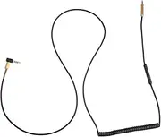 Uonlytech Audio Cable Headphone Extension Wire Line Control for Spring Design Compatible Smartphones Wired Mic and Volume Control
