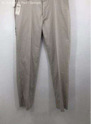 Dockers Beige Straight Fit Easy Khaki Pants Men's 38 Deep Pocket No Wrinkle
