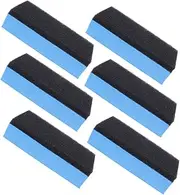 SEWOART 6Pcs Car Wax Applicator Sponges High Density Pads for Tire Shine Detailing and Polishing Lightweight and Easy to Handle for Car Washing and Maintenance